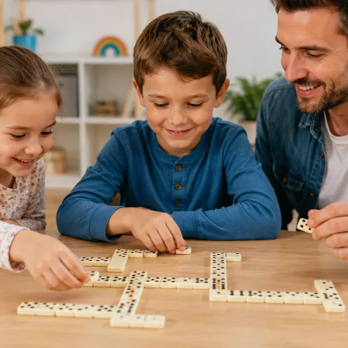 Jak grać w domino z dziećmi? Proste zasady i pomysły na zabawę