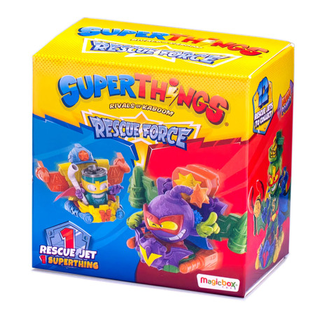 SUPERTHINGS Rescue Force Force Jet figurka, pojazd