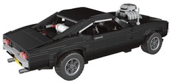 Zestaw Klocków Auto Sportowe Czarne 1439el.