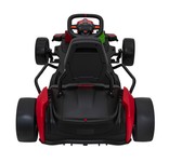 Gokart Fast 3 Drift na akumulator dla dzieci Czerwony + Funkcja driftu + Silniki 2x150W + Radio LED + Pasy