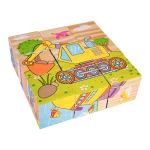 Klocki Drewniane Dla Najmłodszych Edycja Pojazdy