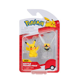 POKEMON Figurki Bitewne 2Pak Ninjask Pikachu, figurki