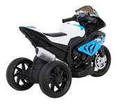 Motor BMW HP4 na akumulator dla dzieci Niebieski + 3 Koła + LED + MP3 USB + Ekoskóra