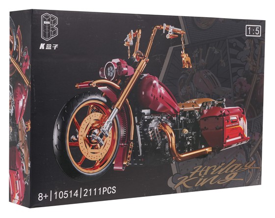 Klocki Motocykl 2111el. Czerwony