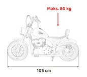 Pojazd Motor SPEED Power Czerwony