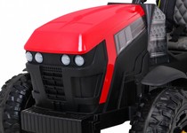 Traktor Titanium Z Przyczepą Czerwony