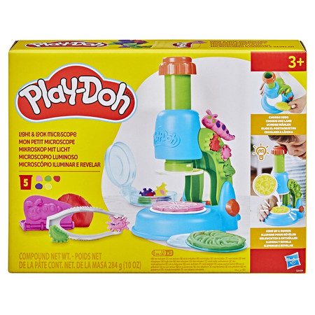 PLAY-DOH Podświetnlany Mikroskop, zabawka kreatywna