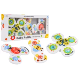 Zestaw Spinnerów 3w1 Biedronka, Motyl, Pszczoła