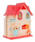 Rozkładana Willa z 3 figurkami dla dzieci 3+ Akcesoria + Dźwięki + Światła + Meble + Naklejki