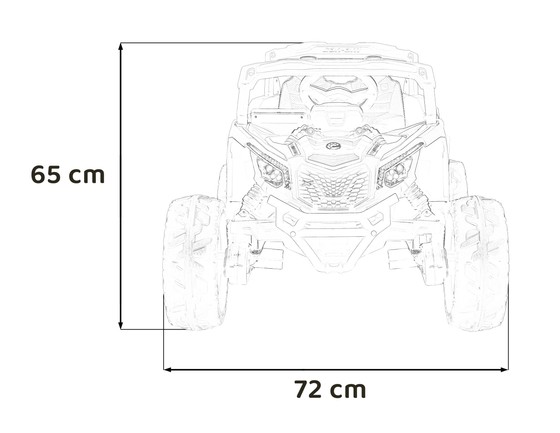 Pojazd ATV CAN-AM Maverick Czerwony