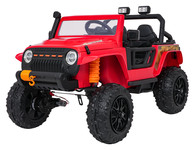Pojazd Jeep Monster Czerwony