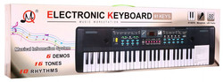 Keyboard dla dzieci 5+ Stojak na nuty Mikrofon + Kolorowe przyciski - model nr 605