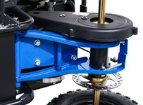 Quad HIPERFECT na akumulator Niebieski 35km/h + Silnik bezszczotkowy 1000W + Koła pompowane + Regulacja siedzenia