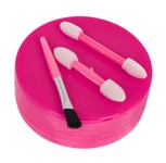 Zestaw Kosmetyków do Makijażu dla dzieci 5+ Różowa Kosmetyczka + Cienie do powiek + Błyszczyki + Lusterko + Akcesoria