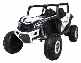 Buggy UTV-MX na akumulator dla dzieci Biały + Napęd 4x4 + Pilot + Audio LED + Schowek + EVA + Wolny Start