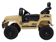 Toyota FJ Cruiser dla dzieci Beżowy + Pilot + Napęd 4x4 + Audio LED + EVA + Wolny Start