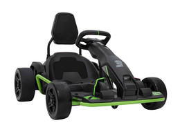 Gokart Fast 3 Drift na akumulator dla dzieci Czarny + Funkcja driftu + Silniki 2x150W + Radio LED + Pasy