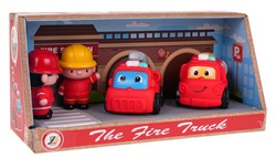 Zestaw Strażaków z Pojazdami