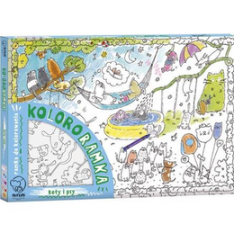 KOLORORAMKA L - KOTY I PSY