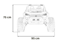 Pojazd Buggy Clash STRONG 4x4 Czerwony