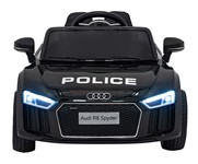 Audi R8 Policja na akumulator dla dzieci + Pilot + EVA + Wolny Start + MP3 LED