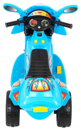 Motorek Trójkołowy BJX-088 elektryczny dla najmłodszych Niebieski + Dźwięki + Światła