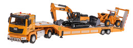 Zestaw Pojazdów Budowlanych z Lawetą