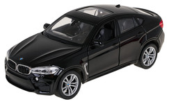 Autko Metalowe 1:24 BMW X6M Czarny RASTAR