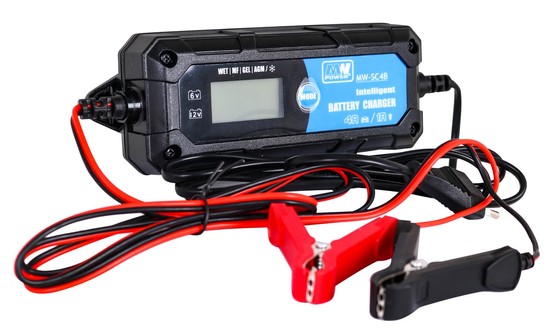 Ładowarka akumulatorowa z Wyświetlaczem LCD 6V i 12V + 2 Tryby specjalne