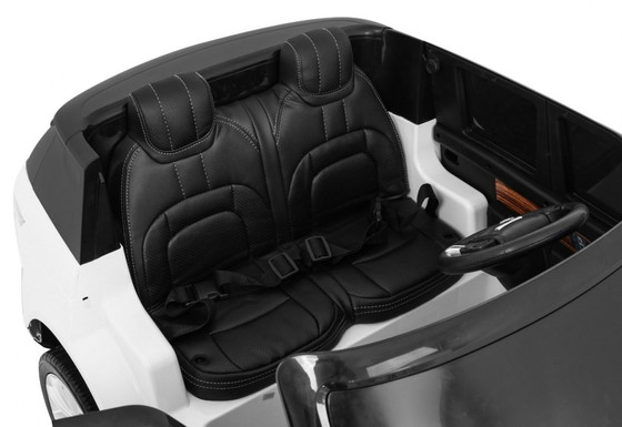 Range Rover HSE 2-osobowe Autko dla dzieci Biały + Pilot + Panel audio + LED