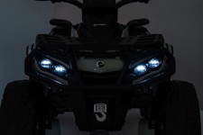 Quad Can Am Outlander ATV z Pilotem Szary