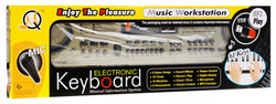 Beżowy Keyboard dla dzieci 5+ Mikrofon + Nagrywanie + USB MP3 - model nr 811
