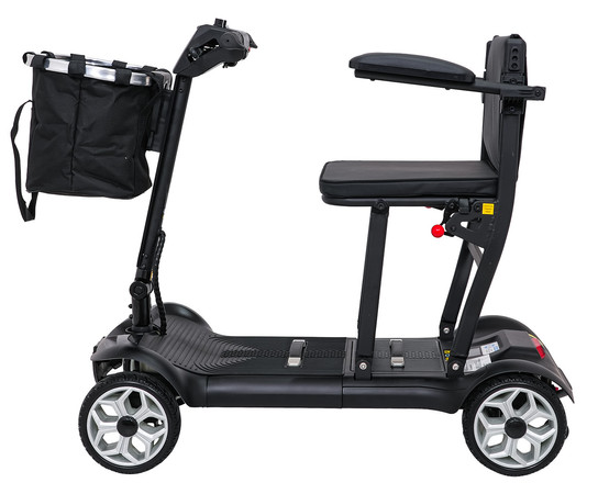 Skuter Elektryczny Czterokołowy dla Seniorów EasyGo Czarny