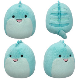 SQUISHMALLOWS Fuzzamallows Wersja B, pluszak, 30 cm KROKODYL