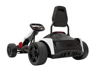 Gokart Fast 3 Drift na akumulator dla dzieci Biały + Funkcja driftu + Silniki 2x150W + Radio LED + Pasy