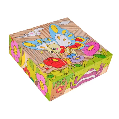 Klocki Drewniane Dla Najmłodszych Edycja Owady