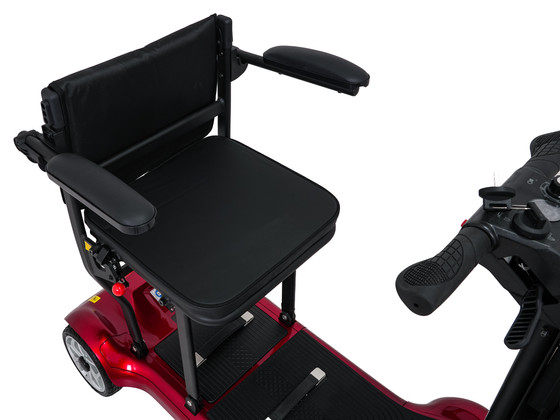 Skuter Elektryczny Czterokołowy dla Seniorów EasyGo Czerwony