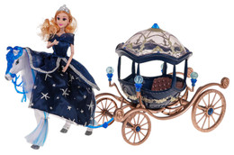 Magiczna Kareta z Lalką Niebieska