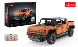 Autko Klocki R/C 1:10 Hummer EV Pomarańczowy RASTAR
