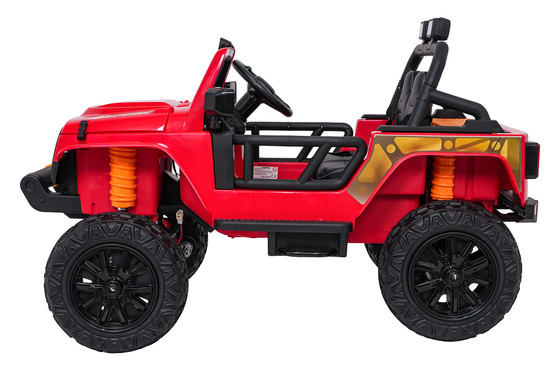 Pojazd Jeep Monster Czerwony