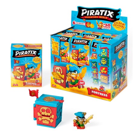 PIRATIX Golden Treasure Fortress, figurki
