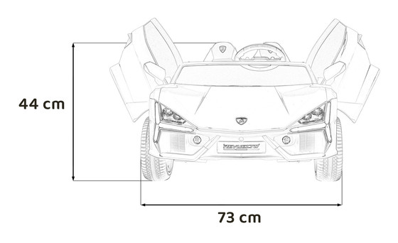 Pojazd Lamborghini Revuelto XL Czerwony