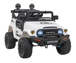 Toyota FJ Cruiser dla dzieci Biały + Pilot + Napęd 4x4 + Audio LED + EVA + Wolny Start