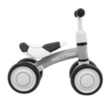 Pierwszy Rowerek biegowy PettyTrike dla dzieci Biały 4-kołowy Jeździk SporTrike