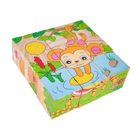 Klocki Drewniane Dla Najmłodszych Edycja Zwierzątka