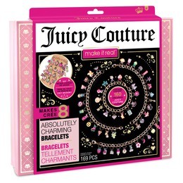MAKE IT REAL Zestaw do tworzenia bransoletek Juicy Couture Absolutely Charming, zabawka kreatywna