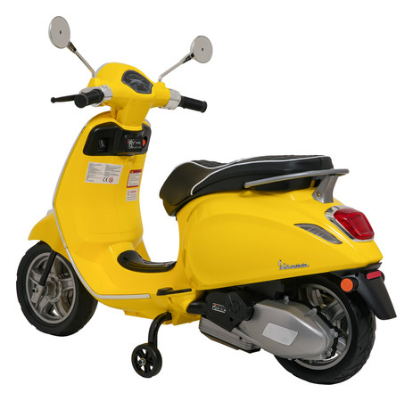 Pojazd Skuter Vespa ROMA Żółty