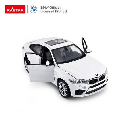Autko Metalowe 1:24 BMW X6M Białe RASTAR