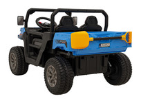 Auto Pick-Up Speed 900 dla dzieci Niebieski + Napęd 4x4 + Ruchomy kiper + Bagażnik + Pilot + Łopatka + Audio LED