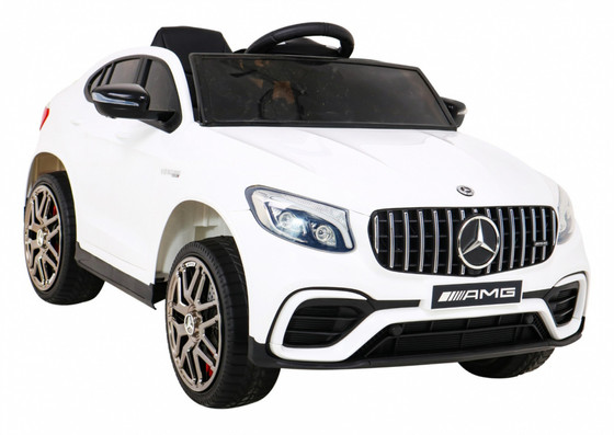 Mercedes Benz GLC63S dla dzieci Biały + Pilot + Napęd 4x4 + MP3 LED + EVA + Wolny Start